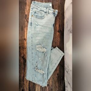 Judy blue light wash distressed skinny jeans